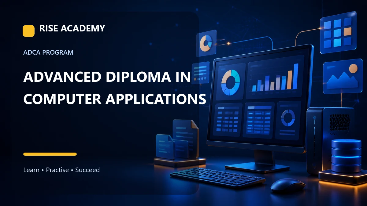 Rise Academy Advanced Diploma in Computer Applications online course thumbnail